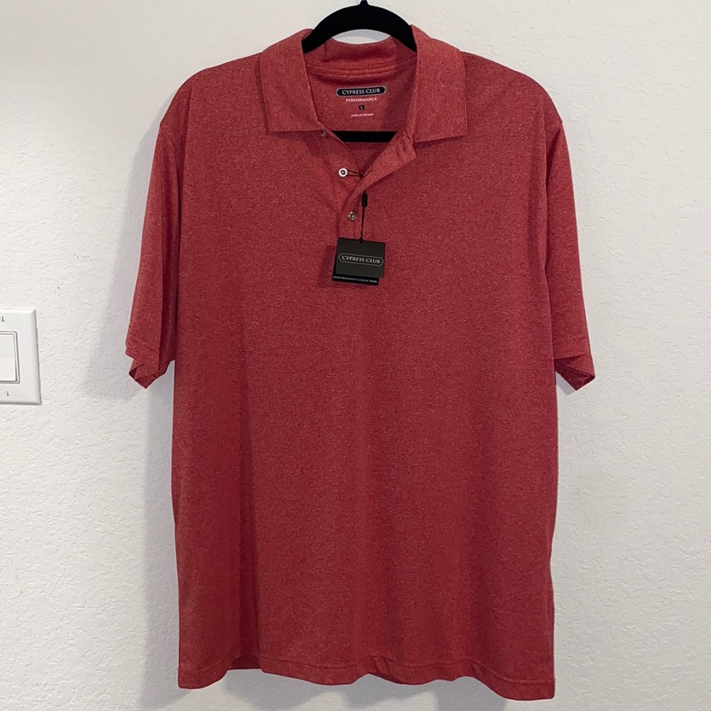 Cypress Club Performance Collared Polo Shirt (NWT)